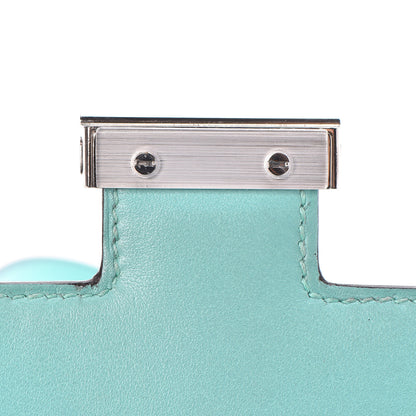 Hermes Tadelakt Lizard Constance 18 Bleu Atoll Ficelle 10 of 23