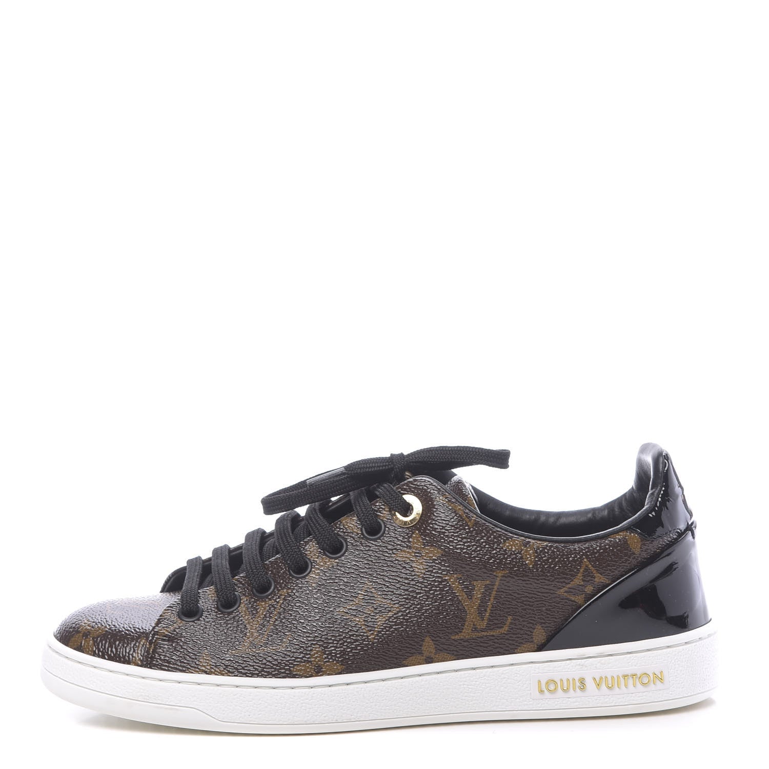 Louis Vuitton Patent Monogram Frontrow Sneakers 37 1 of 10