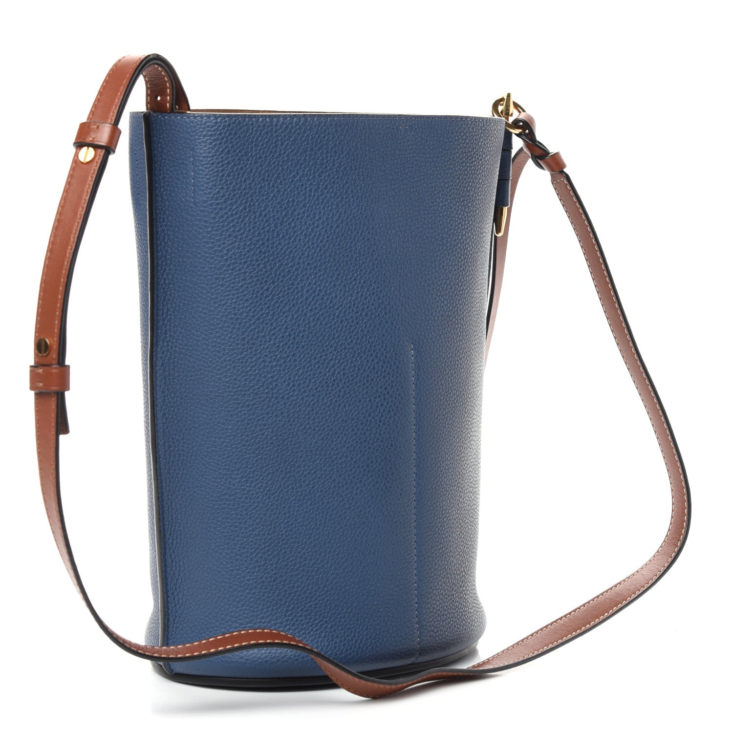 Loewe Calfskin Gate Bucket Bag Steel Blue 3 of 9
