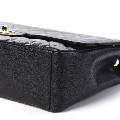 Chanel Caviar Quilted Maxi Single Flap Black 6 of 12