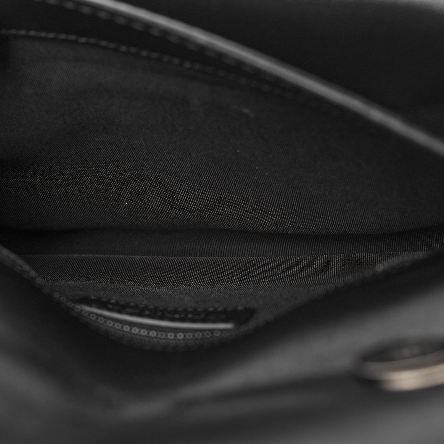 Chanel Lambskin Quilted Small Natural CC Flap Black 6 of 12