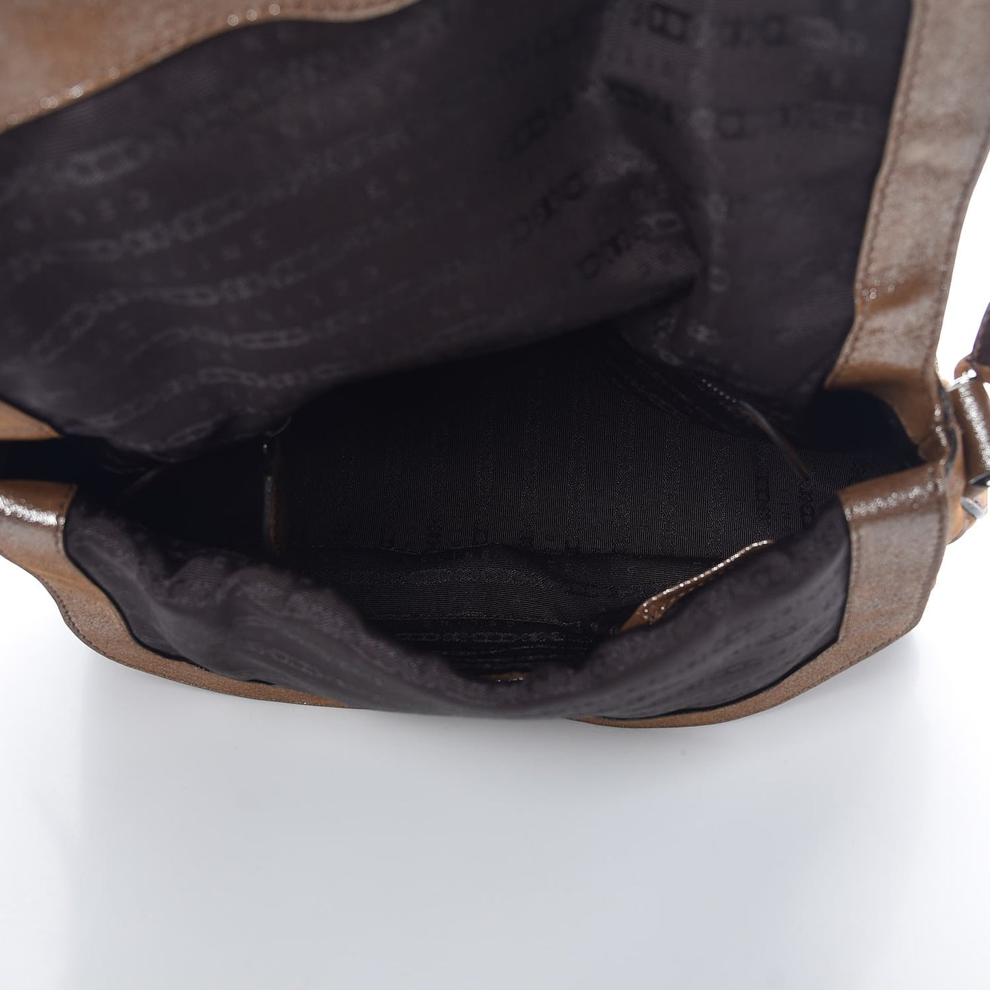 Metallic Calfskin Daydream Shoulder Bag Bronze