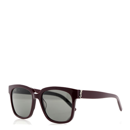 Saint Laurent Square SL M40 Sunglasses Burgundy 1 of 7
