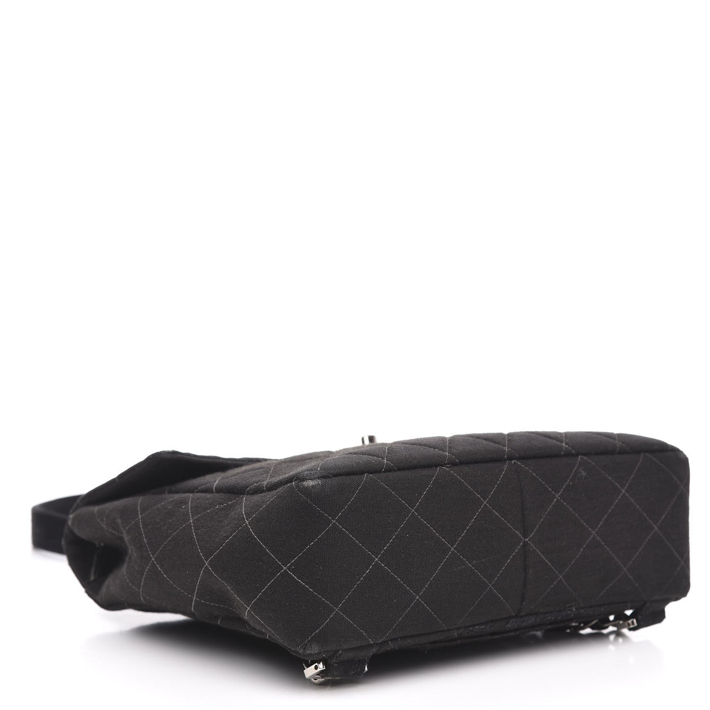 Jersey Quilted Backpack Black