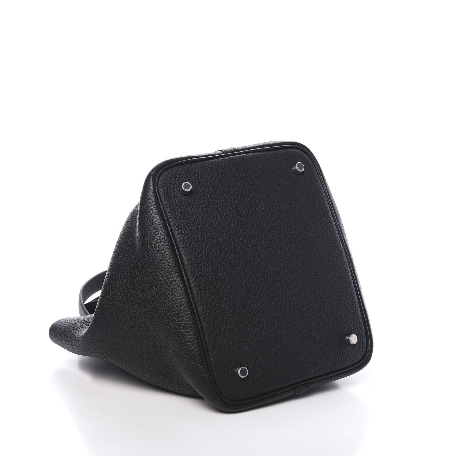 Hermes Taurillon Clemence Picotin Lock 22 MM Black 3 of 10