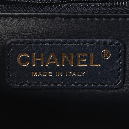 Chanel Lambskin Quilted Easy Carry Flap Navy 6 of 9