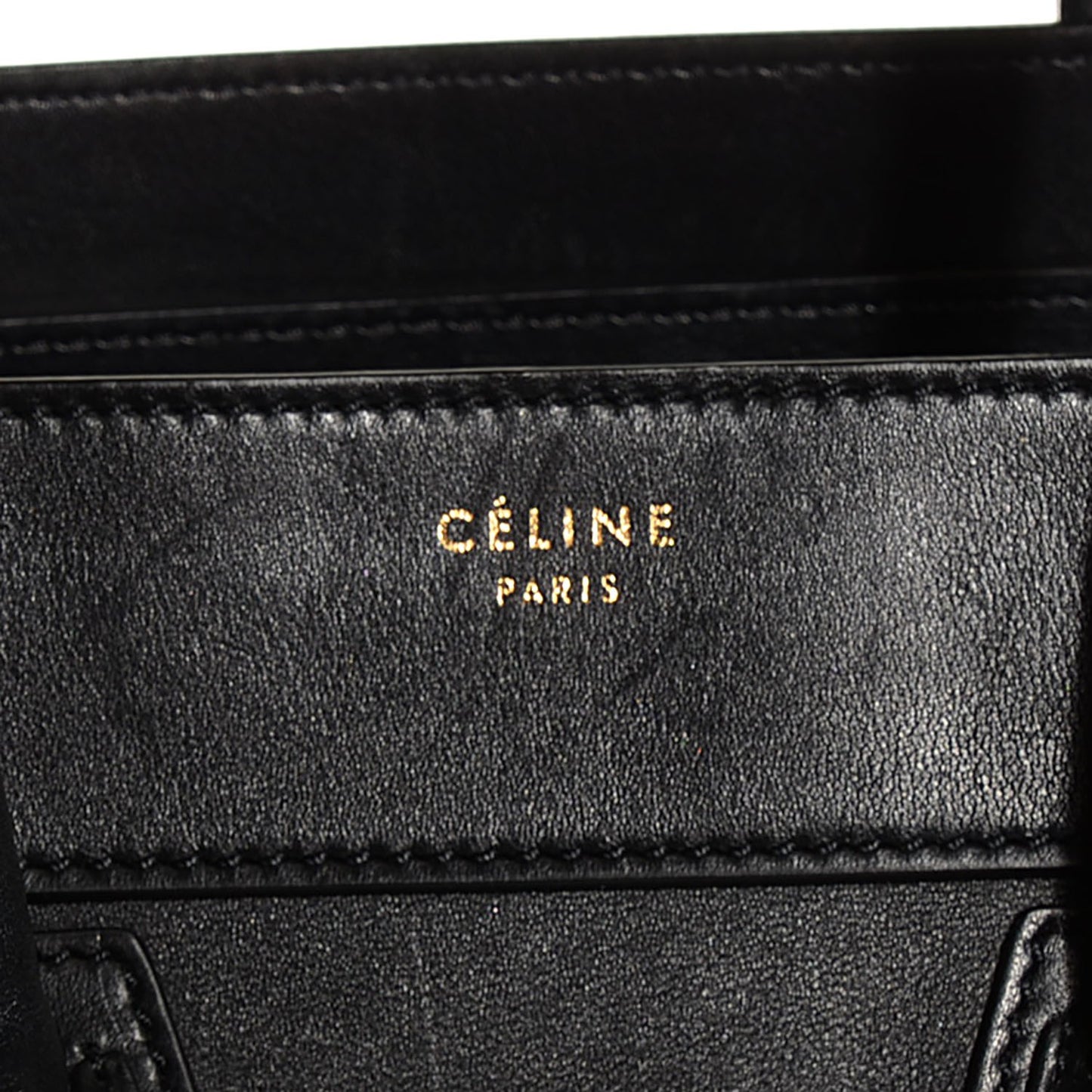 Smooth Calfskin Mini Luggage Black