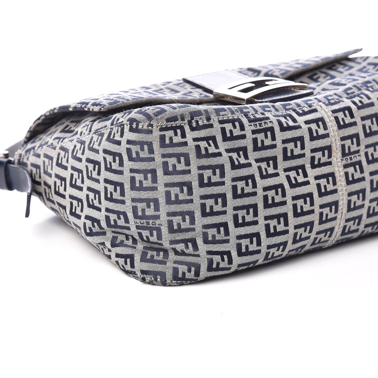 Fendi Zucchino Mama Baguette Navy 5 of 11