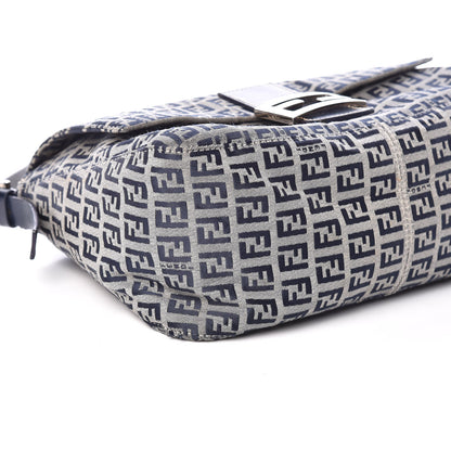 Fendi Zucchino Mama Baguette Navy 5 of 11