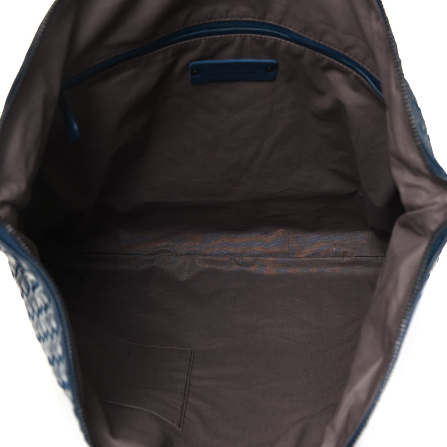 Nappa Intrecciato Medium Convertible Tote Blue