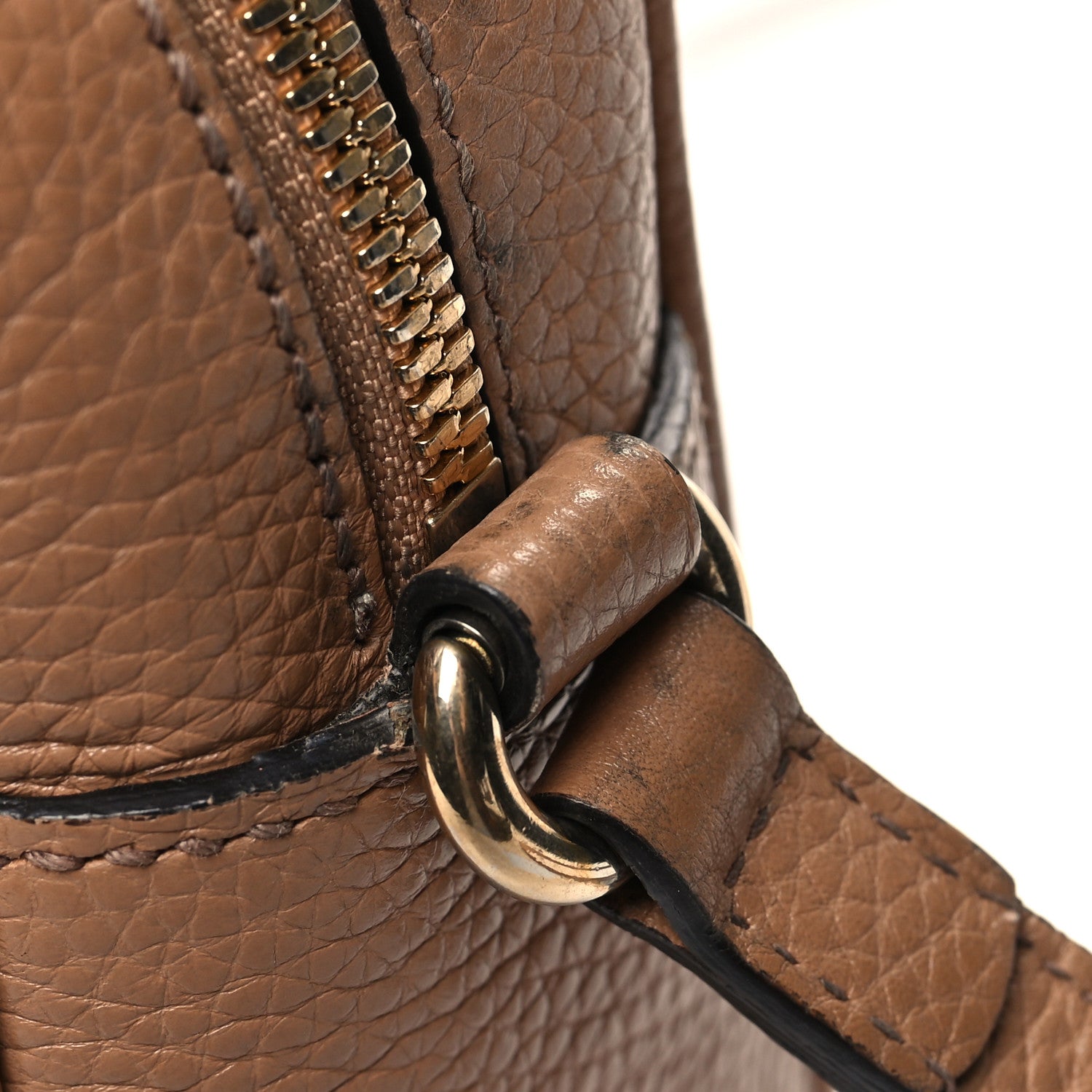 Gucci Cellarius Calfskin Small Soho Disco Bag Camelia 11 of 12