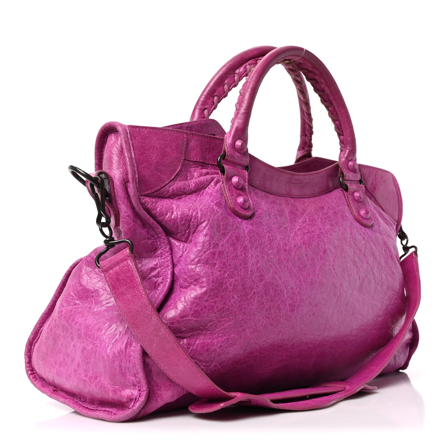 Balenciaga Agneau Covered Classic Hardware City Amethyst 3 of 10