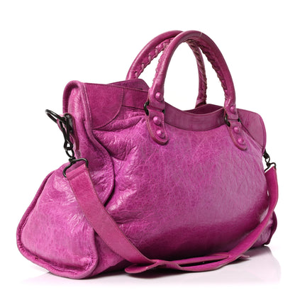 Balenciaga Agneau Covered Classic Hardware City Amethyst 3 of 10