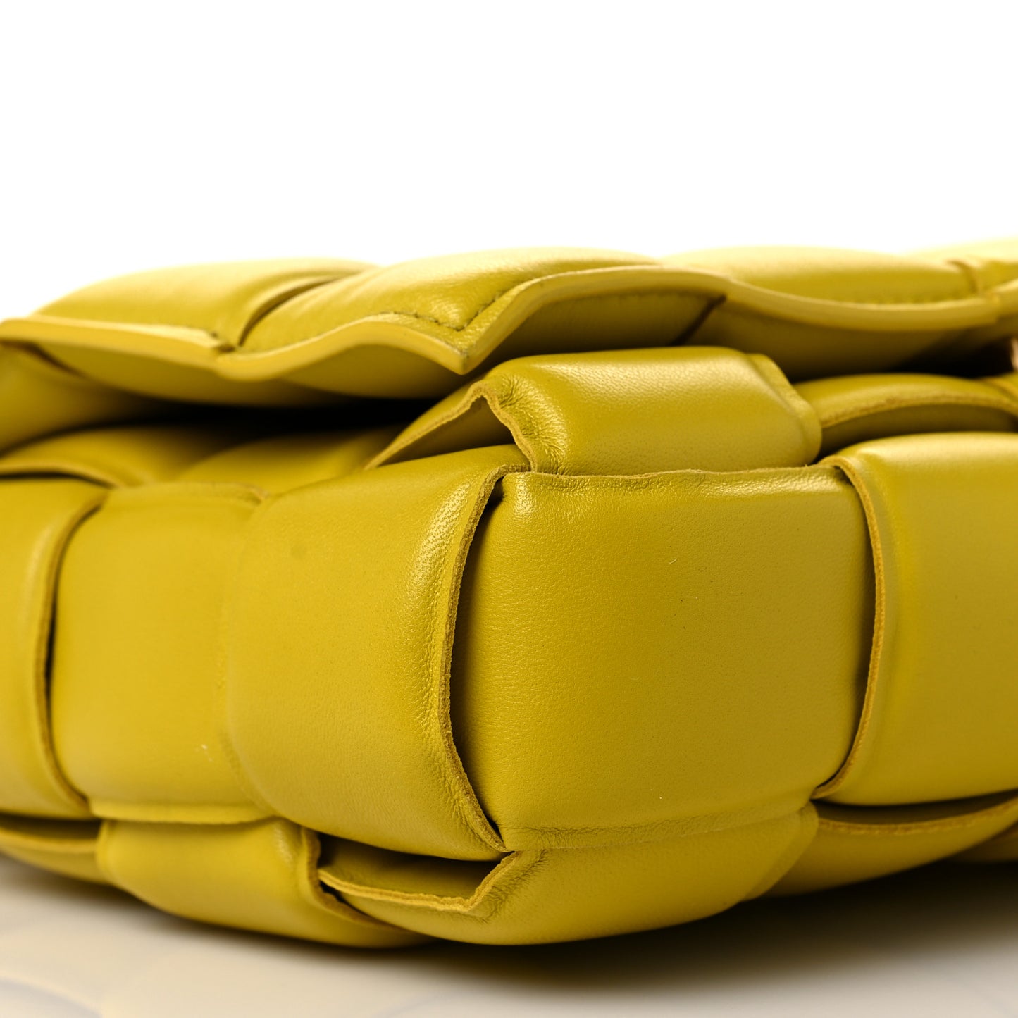 Nappa Maxi Intreccio Padded Cassette Crossbody Bag