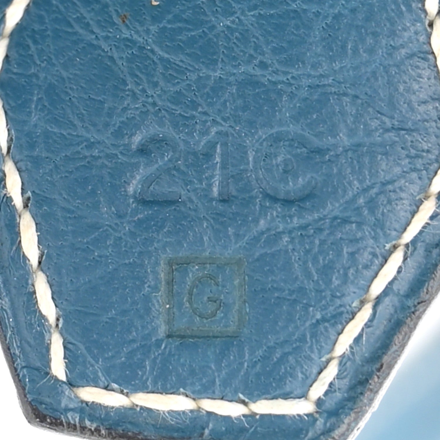Hermes Taurillon Clemence Bolide 35 Bleu Agate 7 of 23