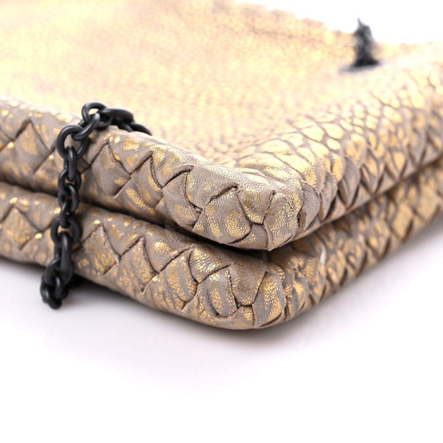 Bottega Veneta Metallic Cervo Illusion Duo Bronze 8 of 12