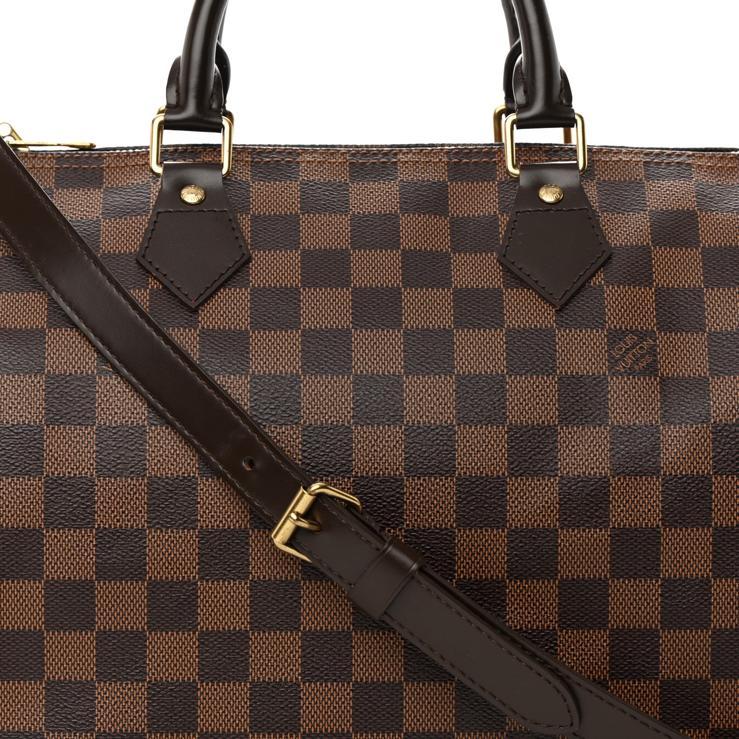 Louis Vuitton Damier Ebene Speedy Bandouliere 30 9 of 14