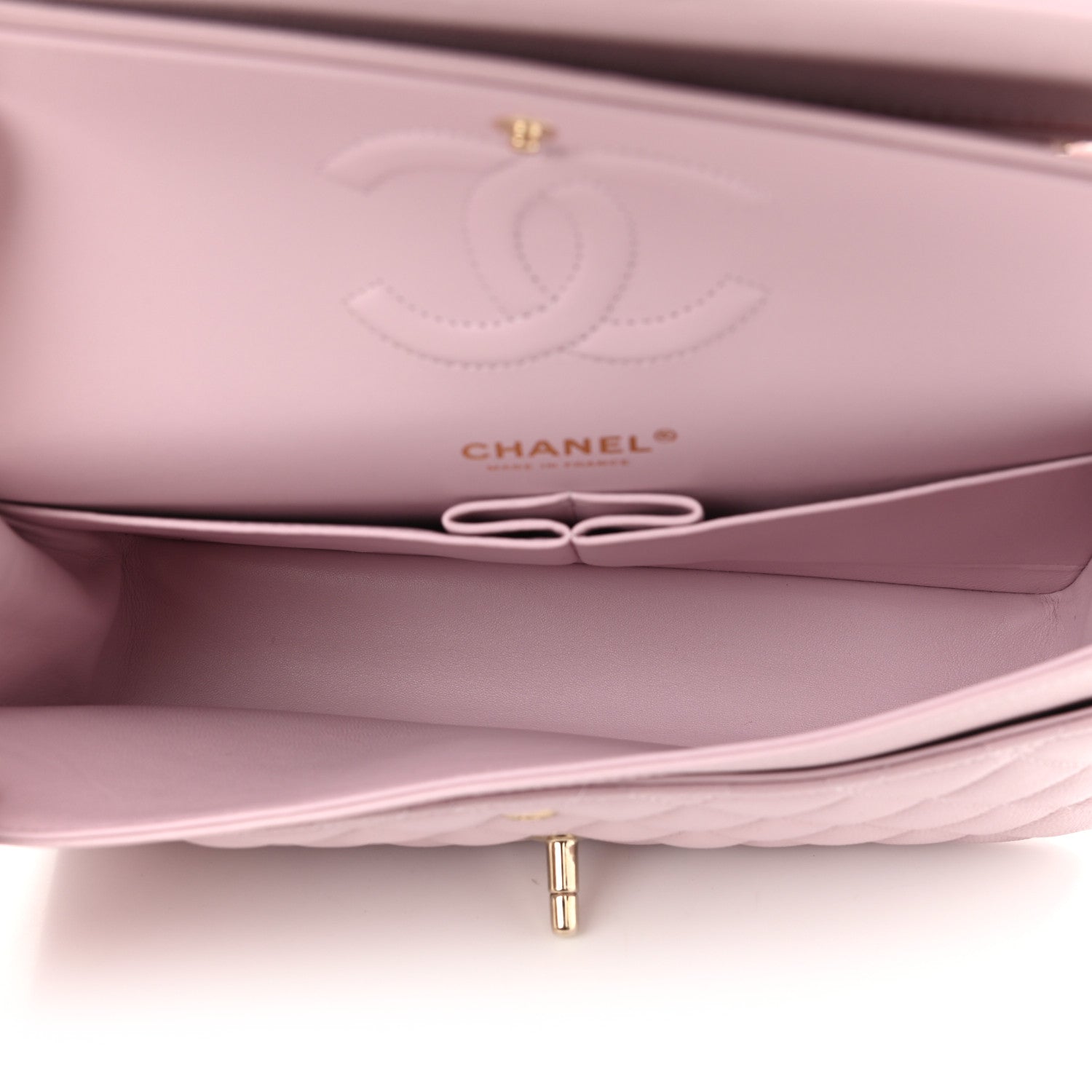 Chanel Caviar Quilted Medium Double Flap Light Pink 5 of 12