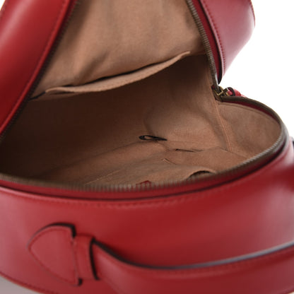 Gucci Calfskin Matelasse GG Marmont Dome Backpack Hibiscus Red 5 of 7