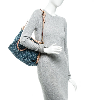 Louis Vuitton Denim Neo Cabby MM Blue 2 of 7