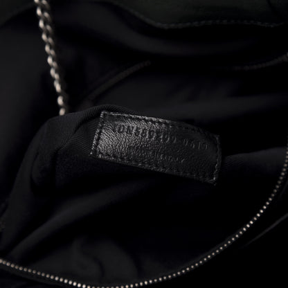 Saint Laurent Vintage Lambskin Chevron Monogram Medium Nolita Dark Green 9 of 10