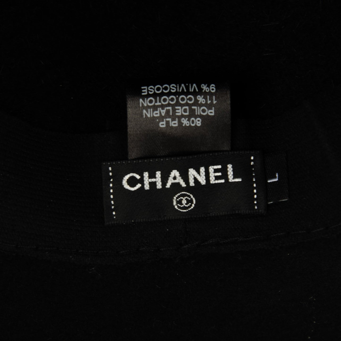 Felt CC Floppy Hat L Black