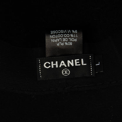 Chanel Felt CC Floppy Hat L Black 5 of 7