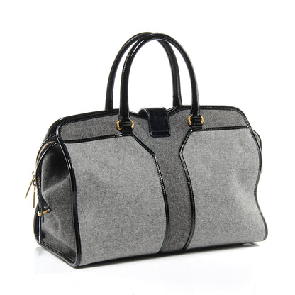 Saint Laurent Wool Medium Bo Cabas Chyc Tote Grey 3 of 7