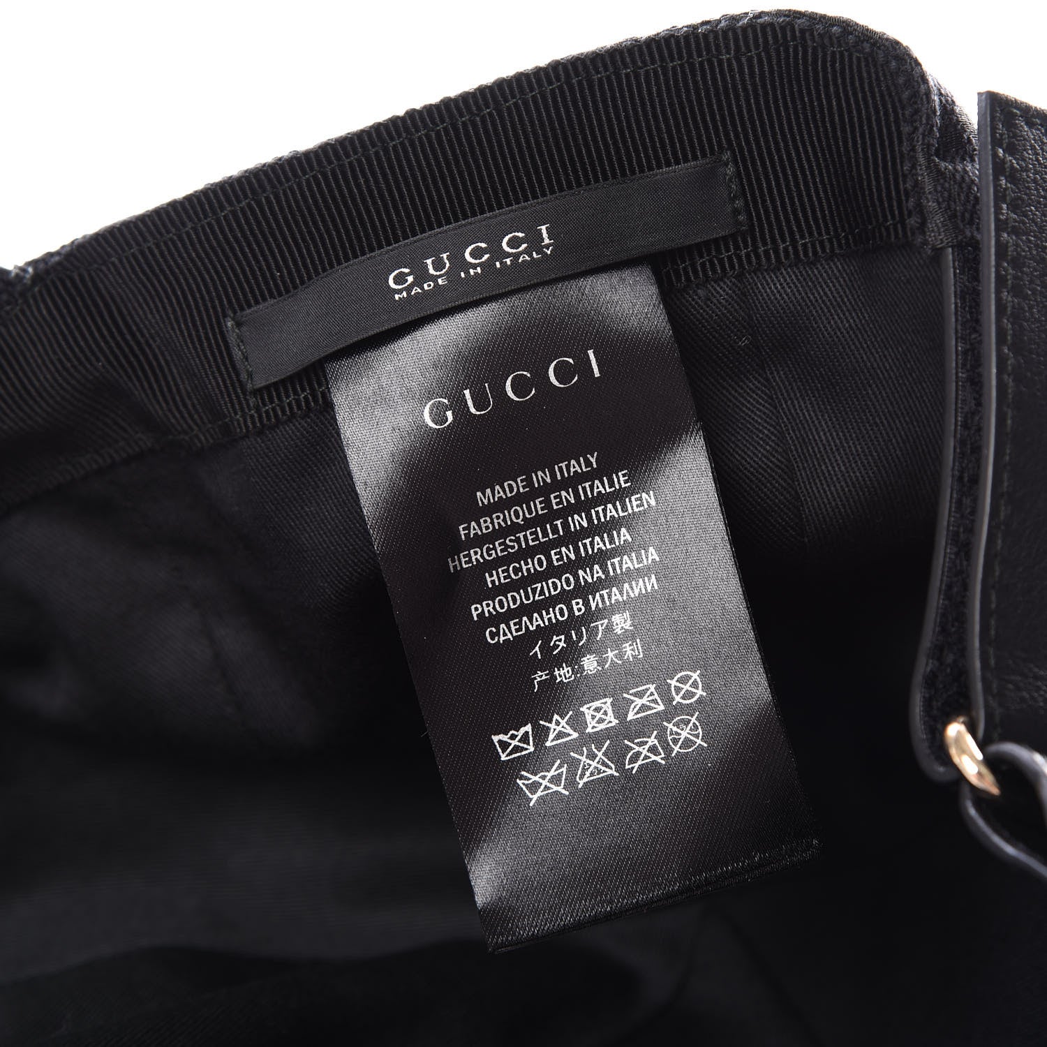 Gucci Monogram Web Baseball Hat L Black 5 of 6