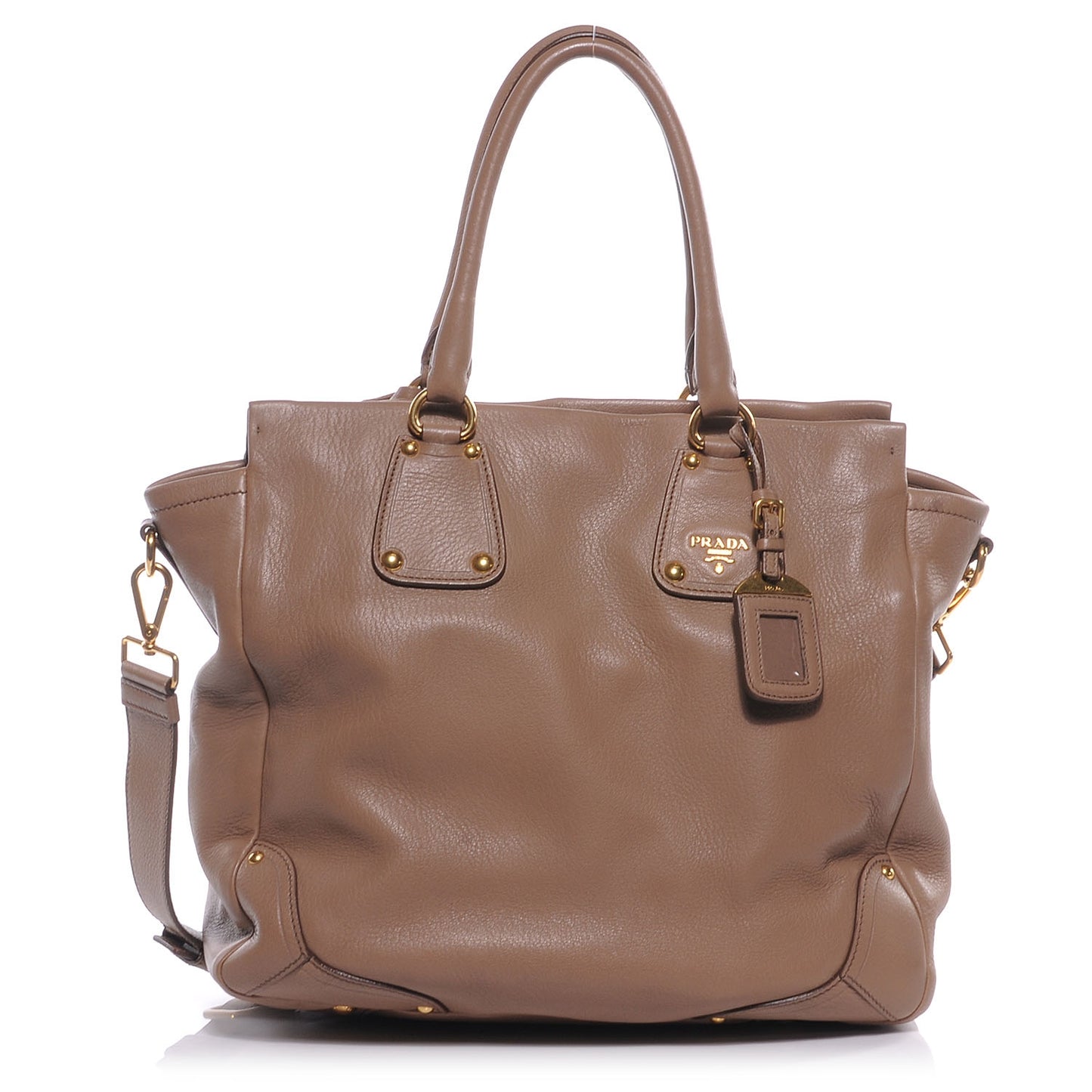 Cervo Deerskin Tote Visone