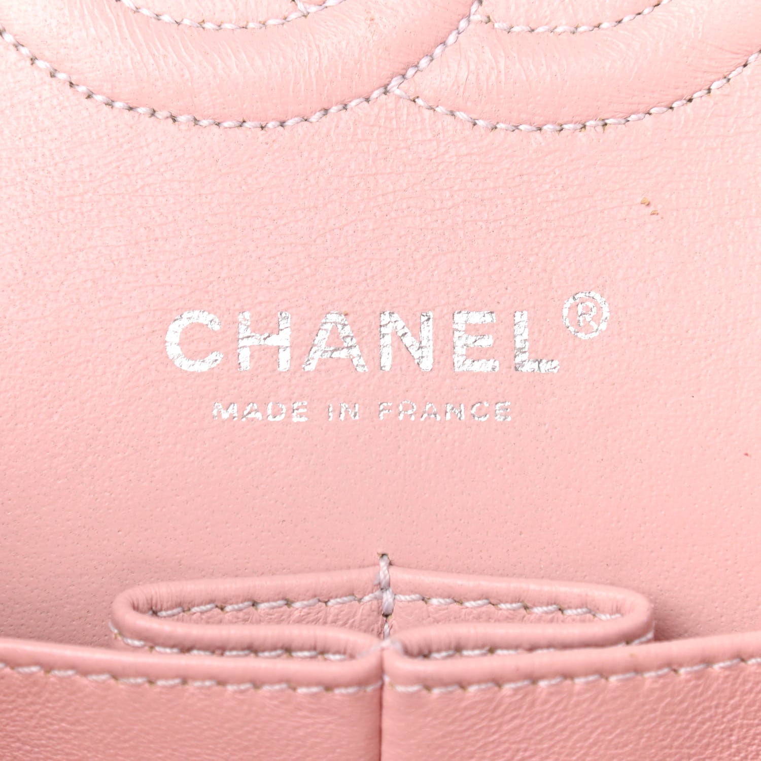 Chanel Tweed Quilted Medium Double Flap Pink Multicolor 6 of 14