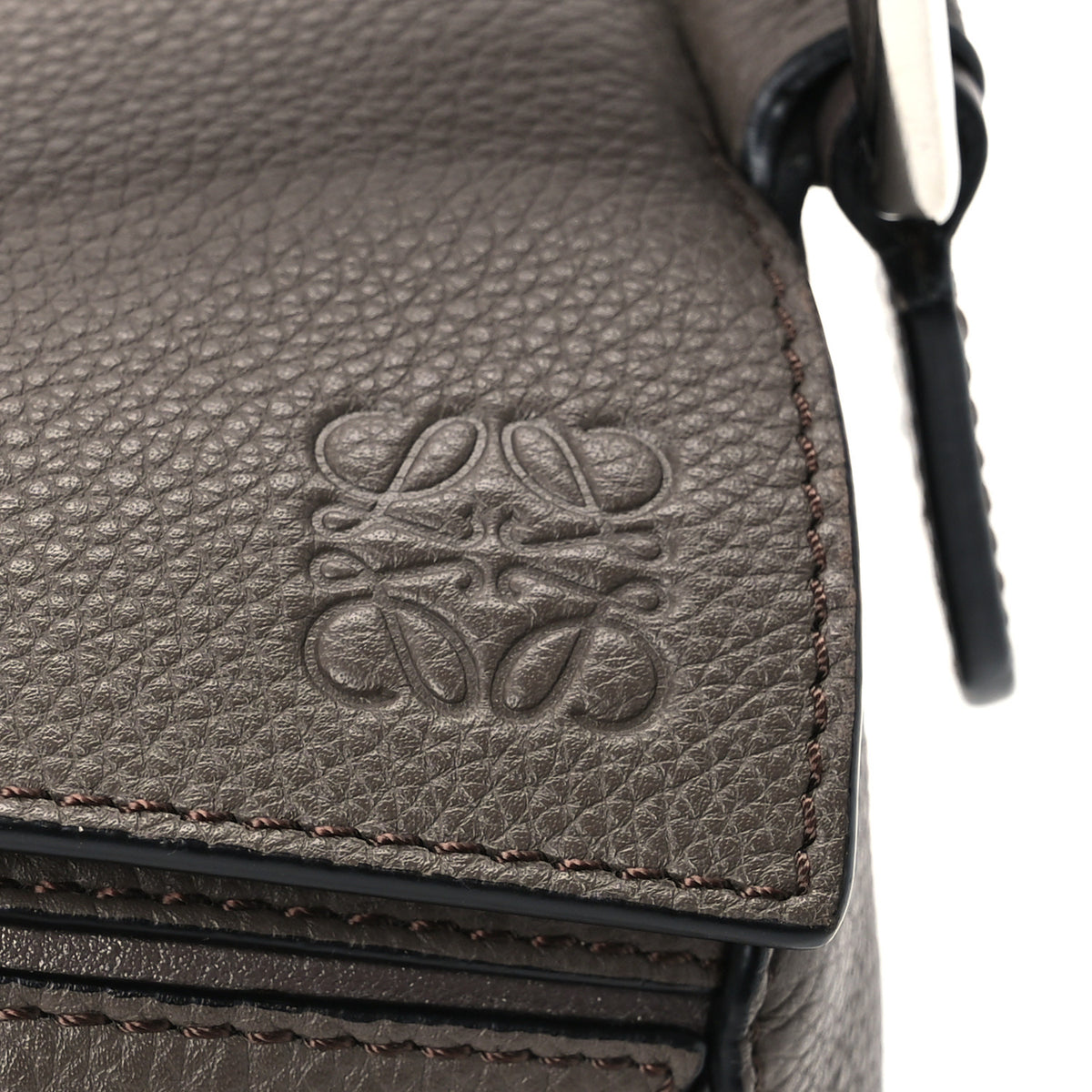 Loewe Calfskin Small Puzzle Bag Dark Taupe 8 of 11