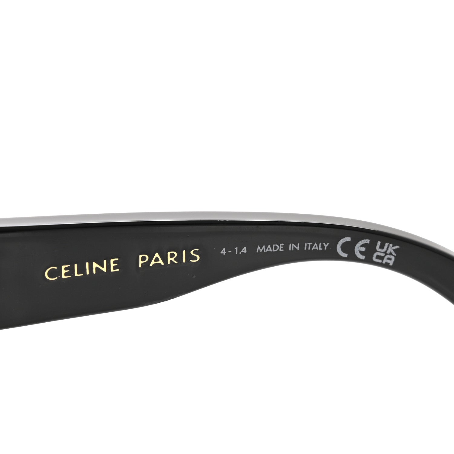 Celine Acetate Round Triomphe Sunglasses CL40271I Black 5 of 6