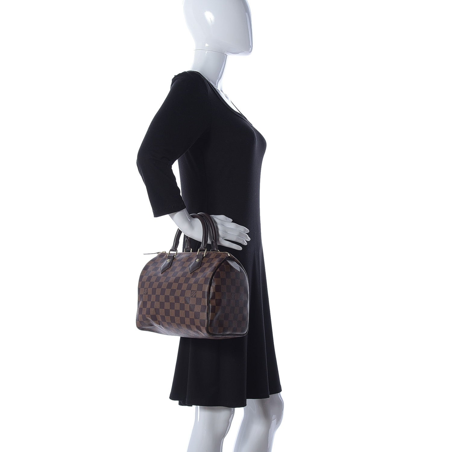 Louis Vuitton Damier Ebene Speedy 25 2 of 12