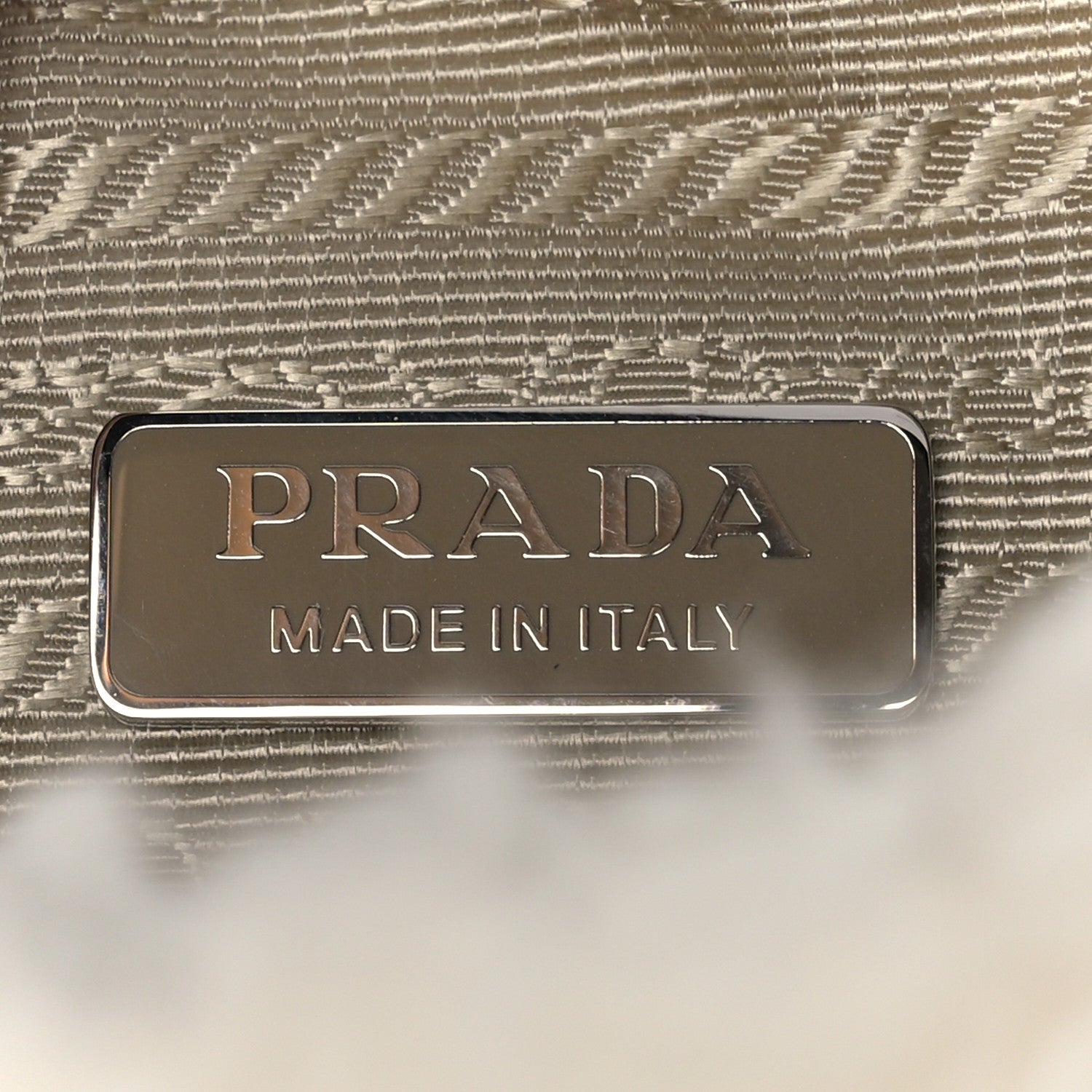 Prada Cashmere Mini Re-Edition 2000 Bag Naturale 6 of 8