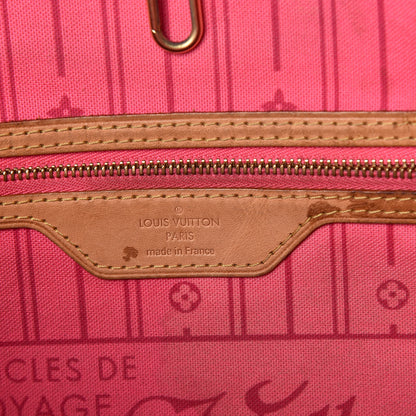 Louis Vuitton Monogram Roses Neverfull MM 6 of 18