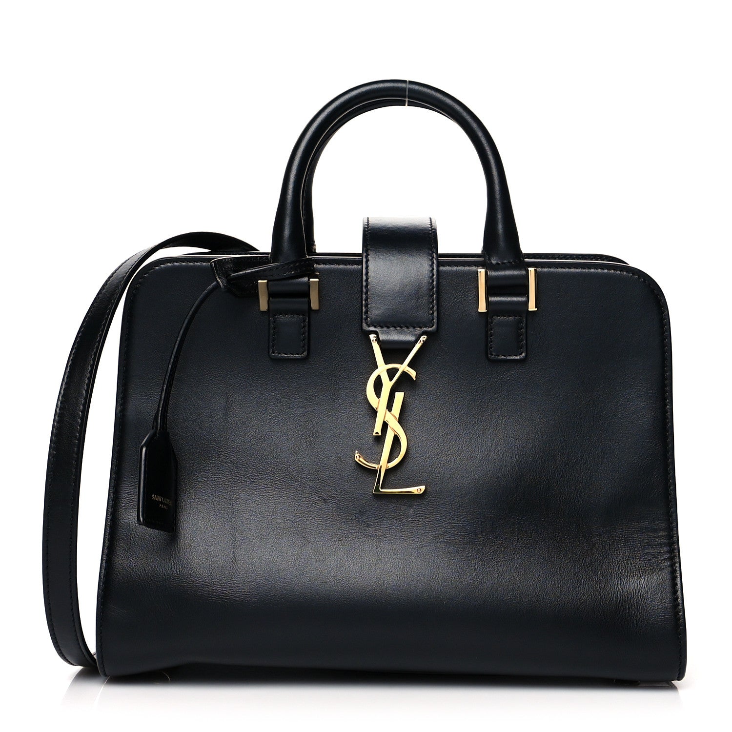 Saint Laurent Calfskin Monogram Baby Cabas Black 1 of 8