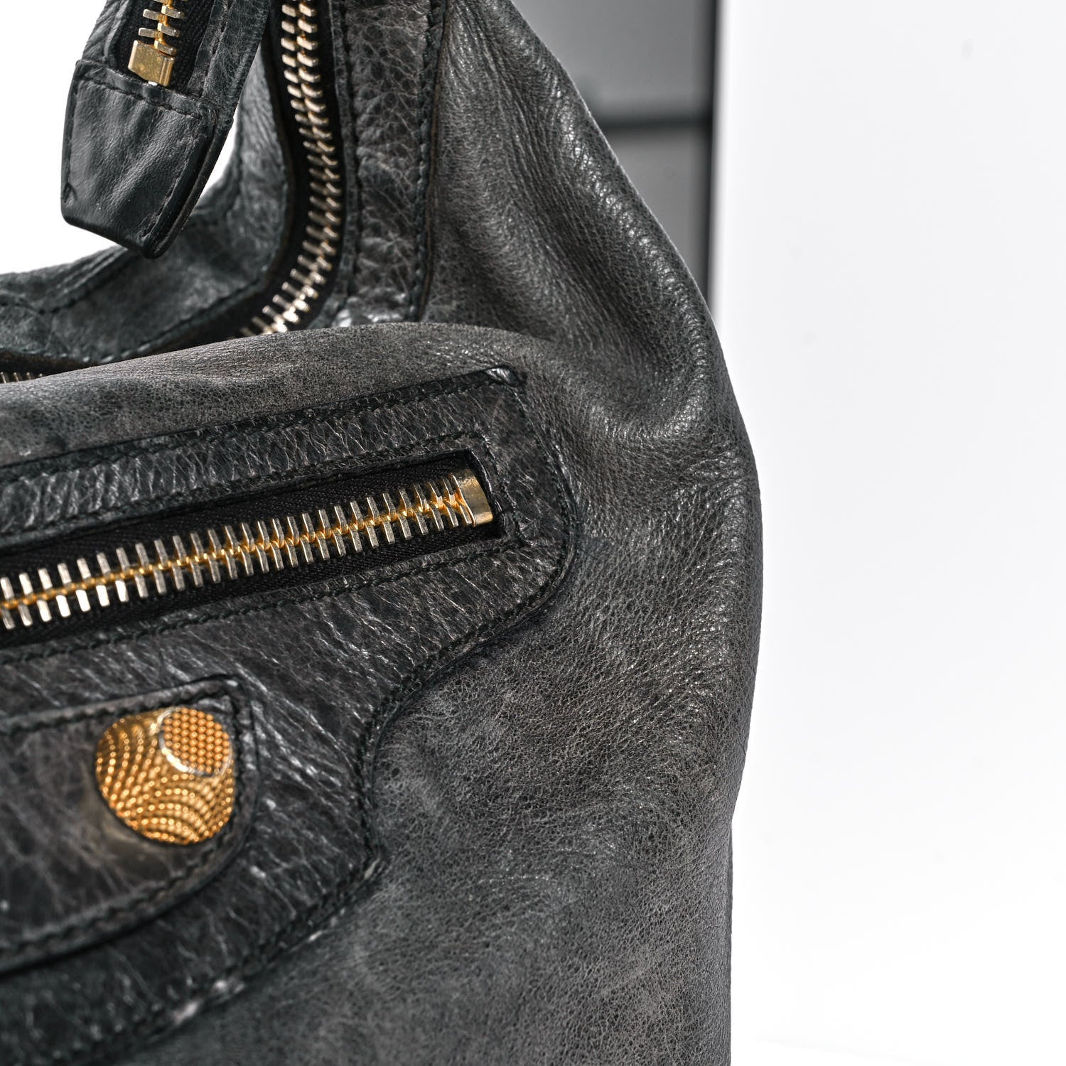 Balenciaga Chevre Giant 21 Gold Hardware Day Hobo Black 12 of 16