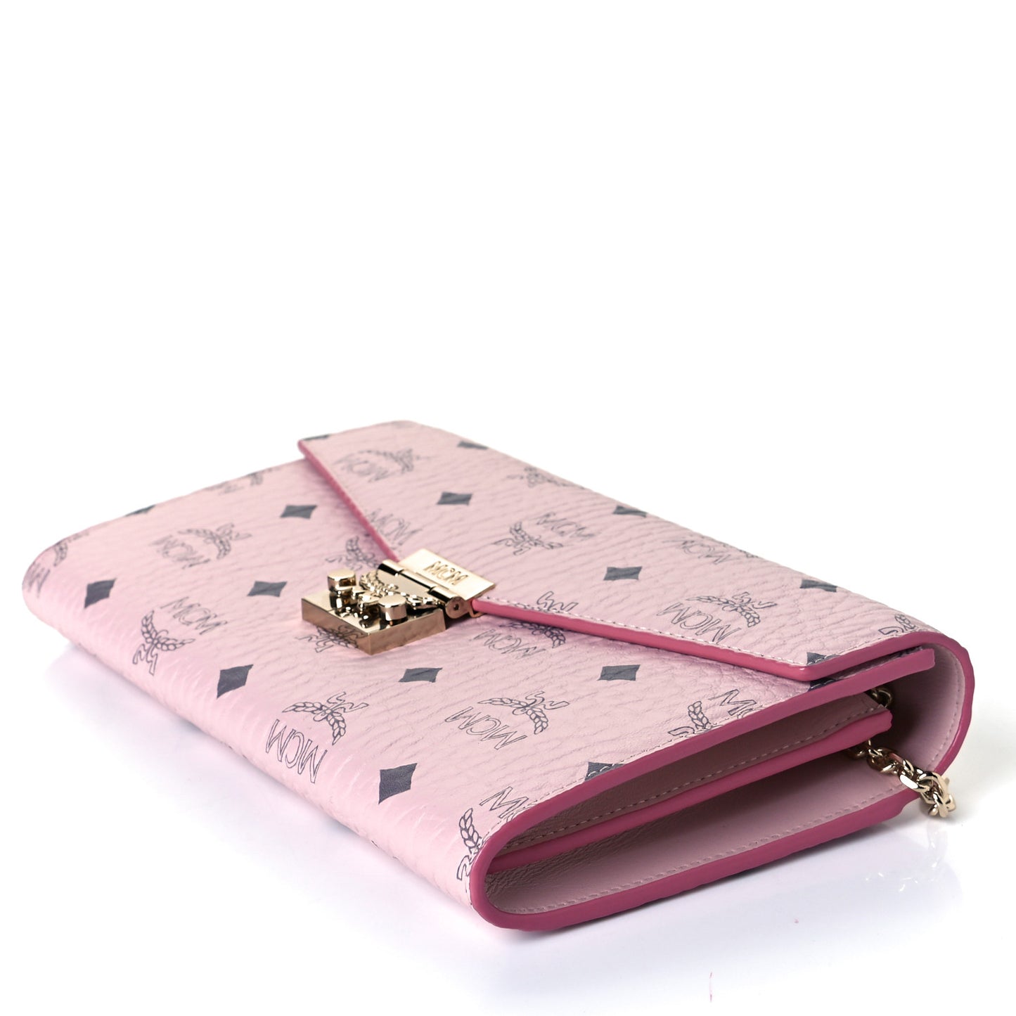 Visetos Medium Patricia Wallet On Chain Soft Pink