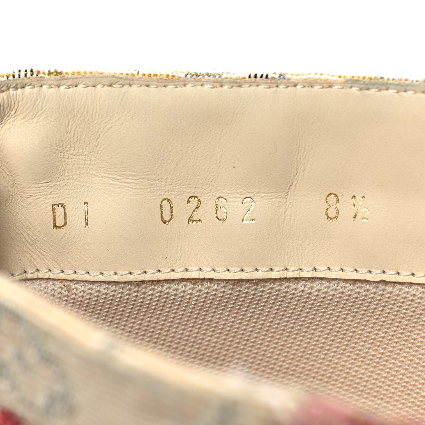 Canvas LV Baroque Ranger Floral Boots 8.5 Beige