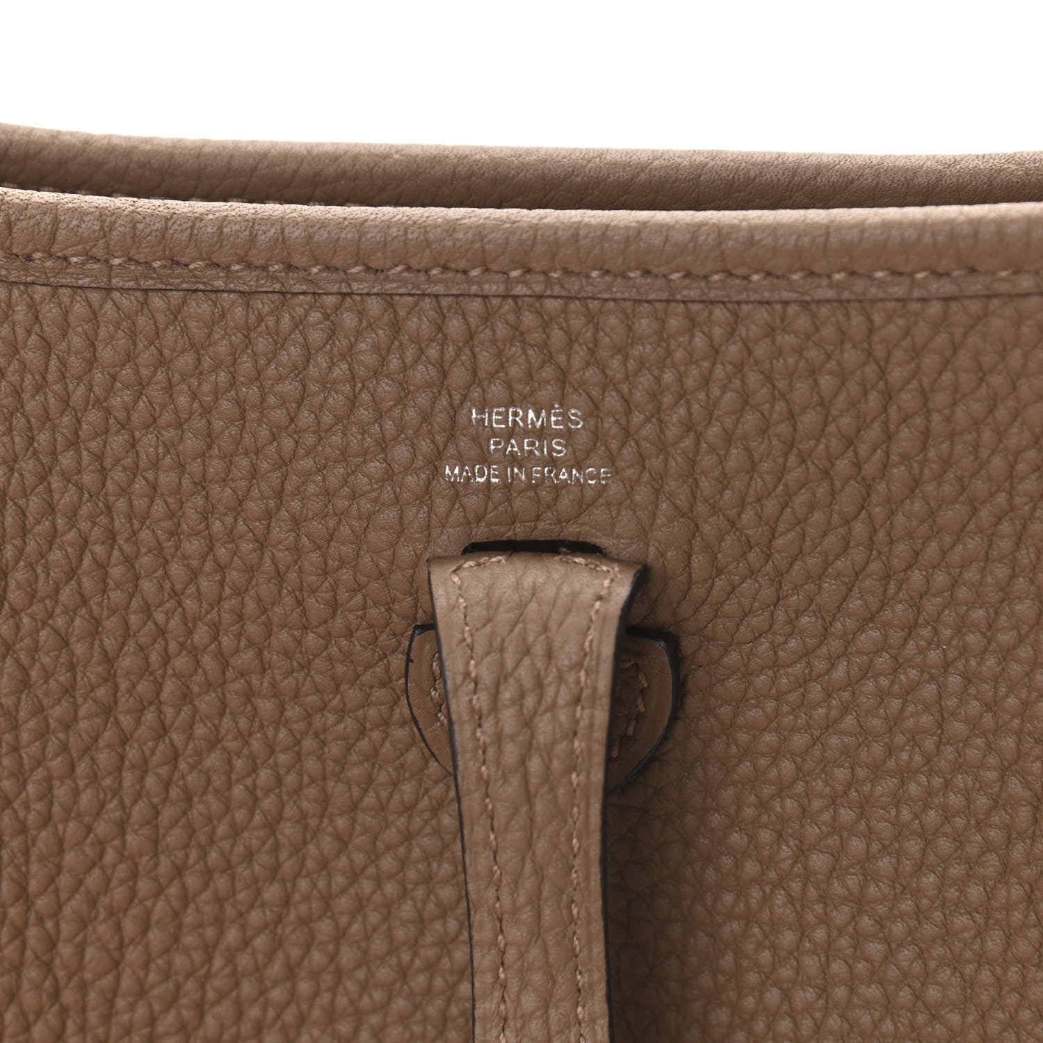 Hermes Taurillon Maurice Amazone Evelyne TPM Beige De Weimar Gris Etain 5 of 10