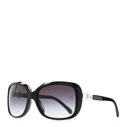 Chanel CC Bow Sunglasses 5171 Black White 1 of 7