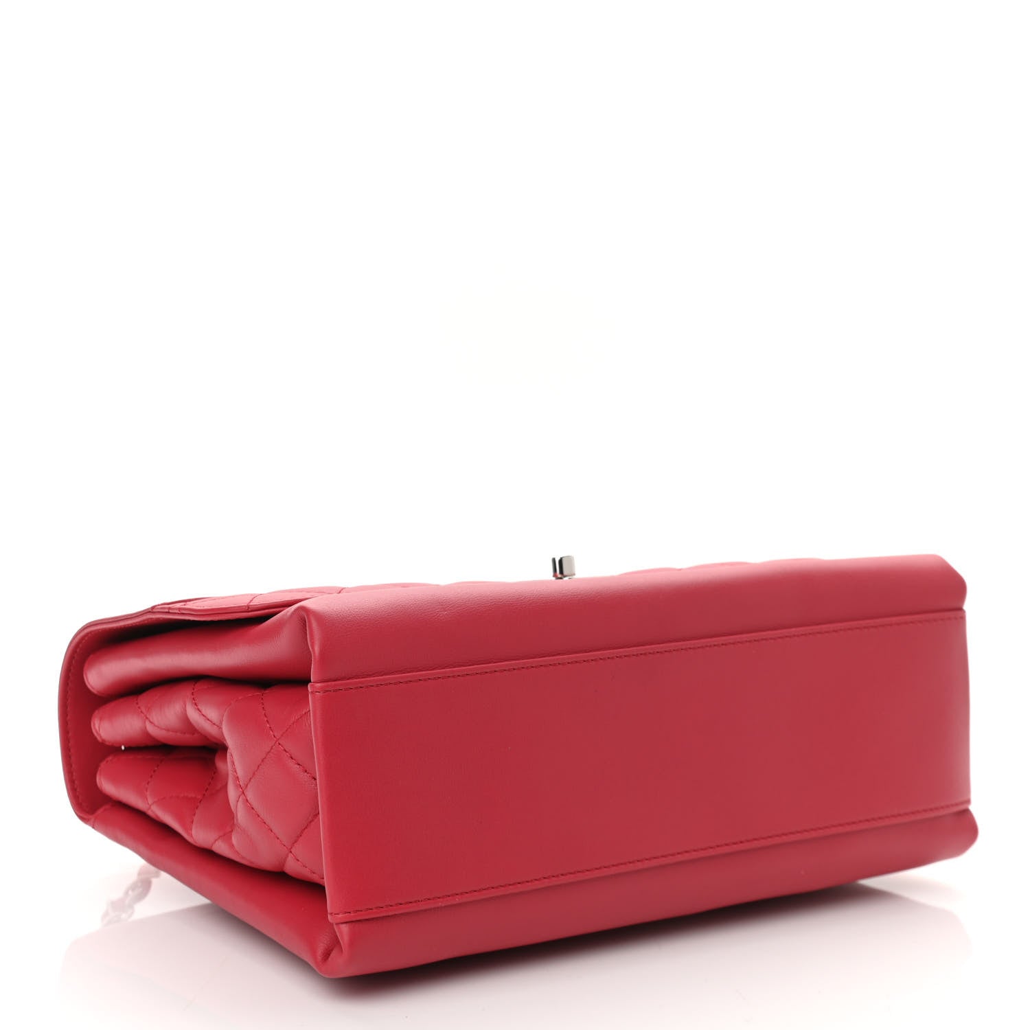 Chanel Calfskin Jumbo Tramezzo Flap Red 4 of 10