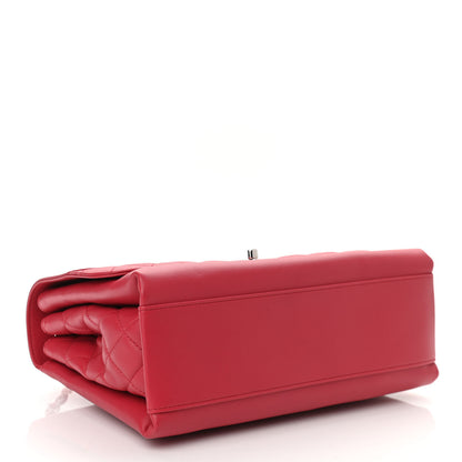 Chanel Calfskin Jumbo Tramezzo Flap Red 4 of 10