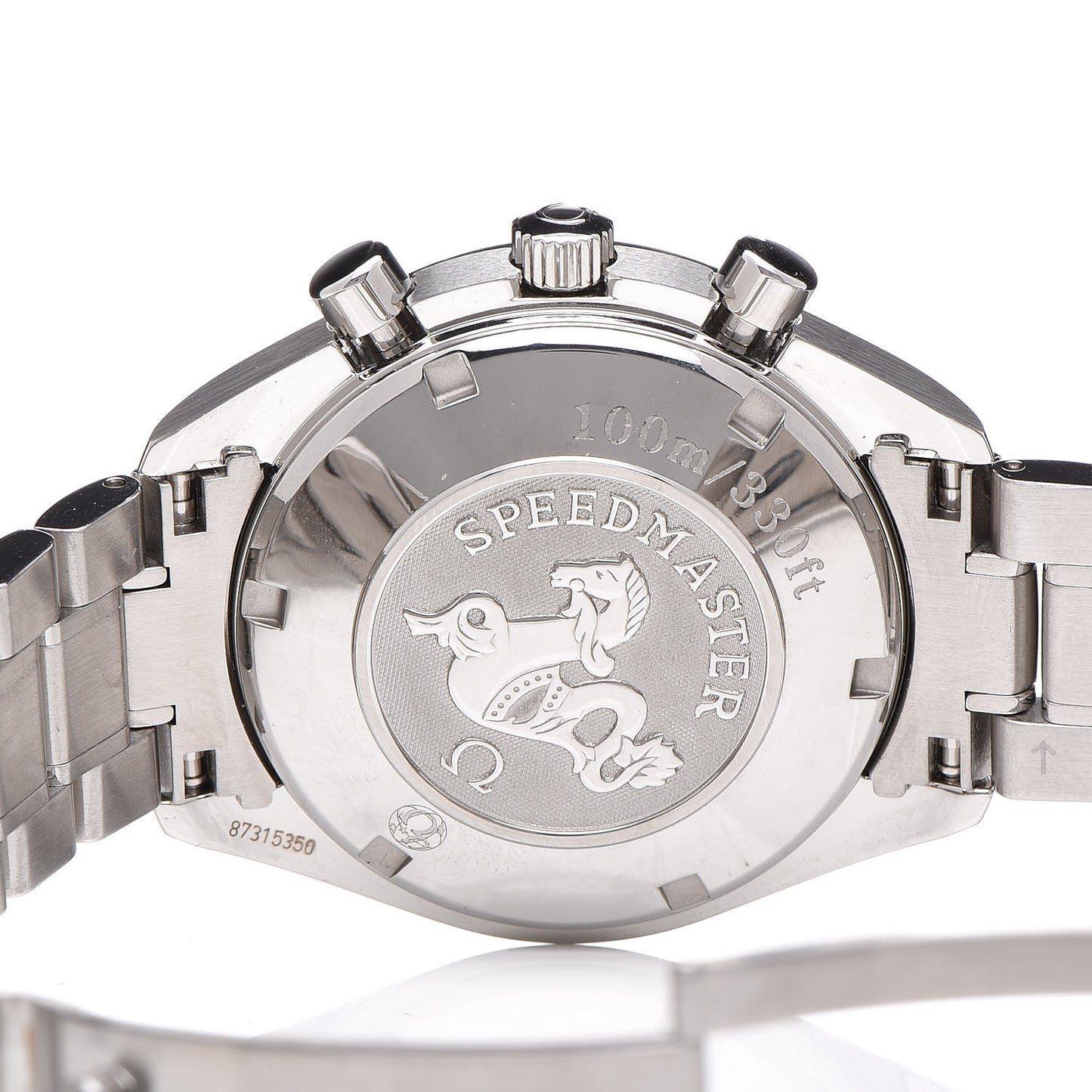 Stainless Steel 40mm Speedmaster Date Chronograph Automatic Watch Grey 323.30.40.40.06.001