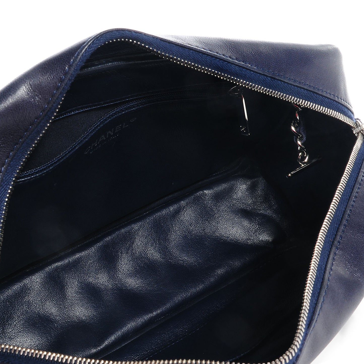 Lambskin Medium Camera Case Navy
