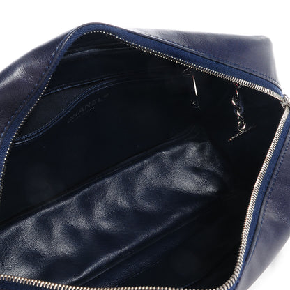 Chanel Lambskin Medium Camera Case Navy 7 of 9