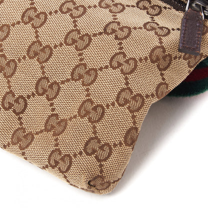 Gucci Monogram Web Belt Bag Dark Brown 5 of 8