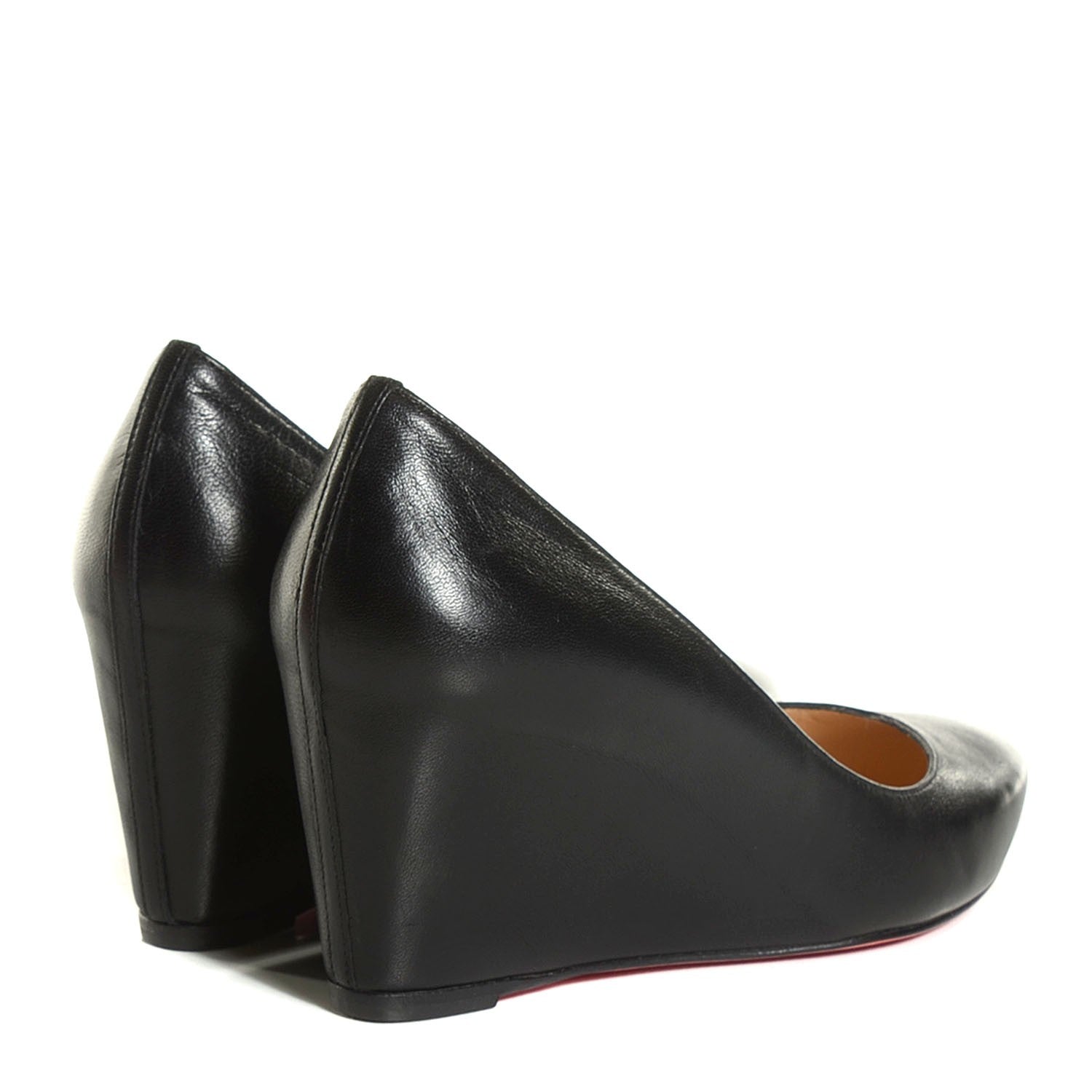 Christian Louboutin Nappa Melisa 70 Wedges 36.5 6.5 Black 4 of 7