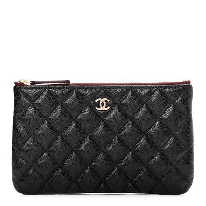 Chanel Caviar Quilted Cosmetic Case Black 1 of 8